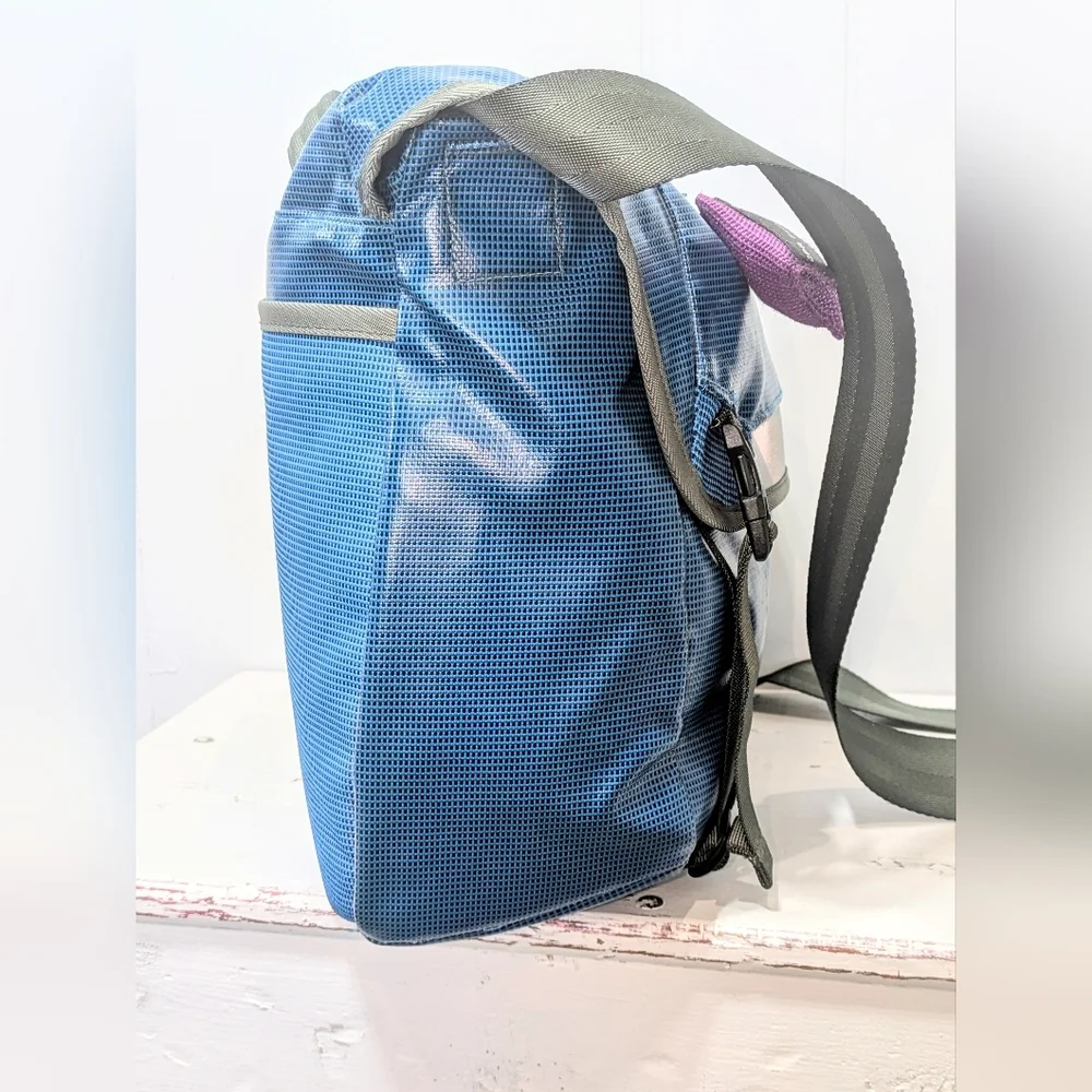 Patagonia Black Hole Mini Messenger Blue 12L Hiking Travel Discontinued Rare - Picture 3 of 15